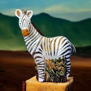 Artesiania Rinconada ZEBRA #2320 of 3000, Large Wildlife Collection Signed